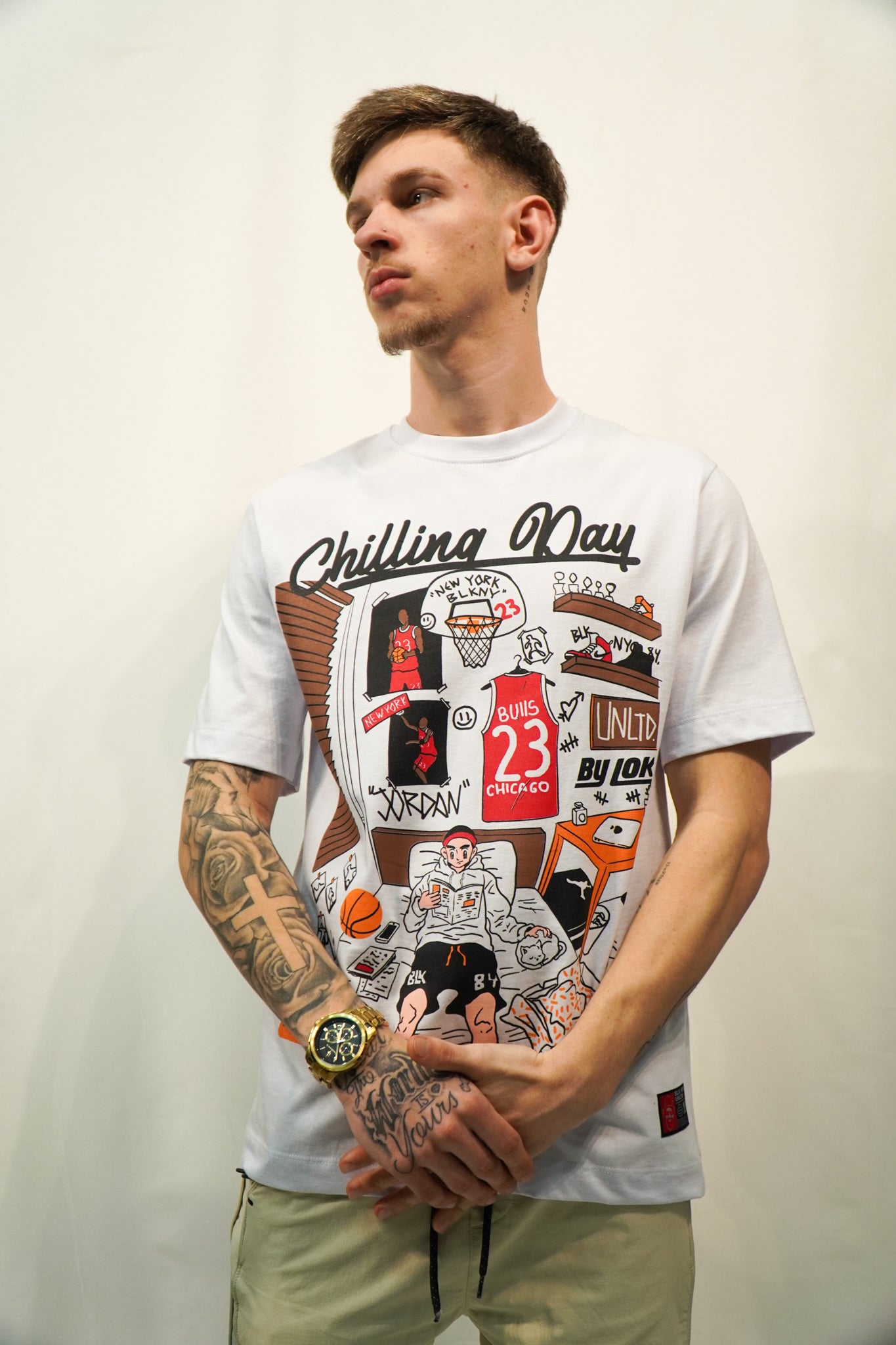 Camiseta Boxy Chilling Day