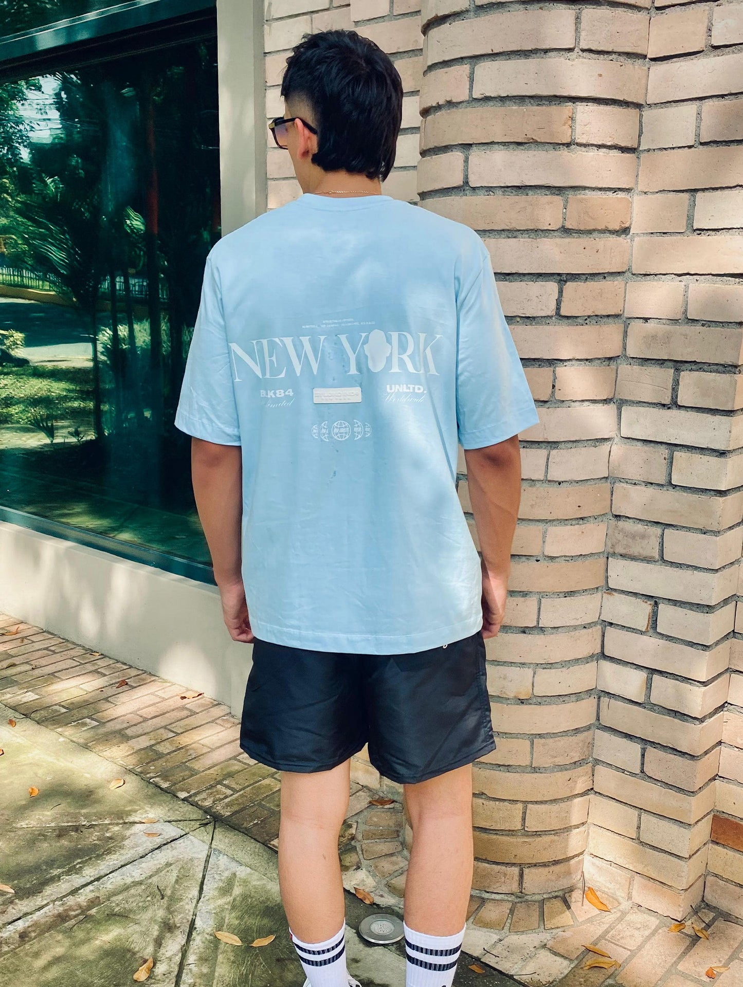 NY BLUE | CAMISETA REGULAR FIT PREMIUM