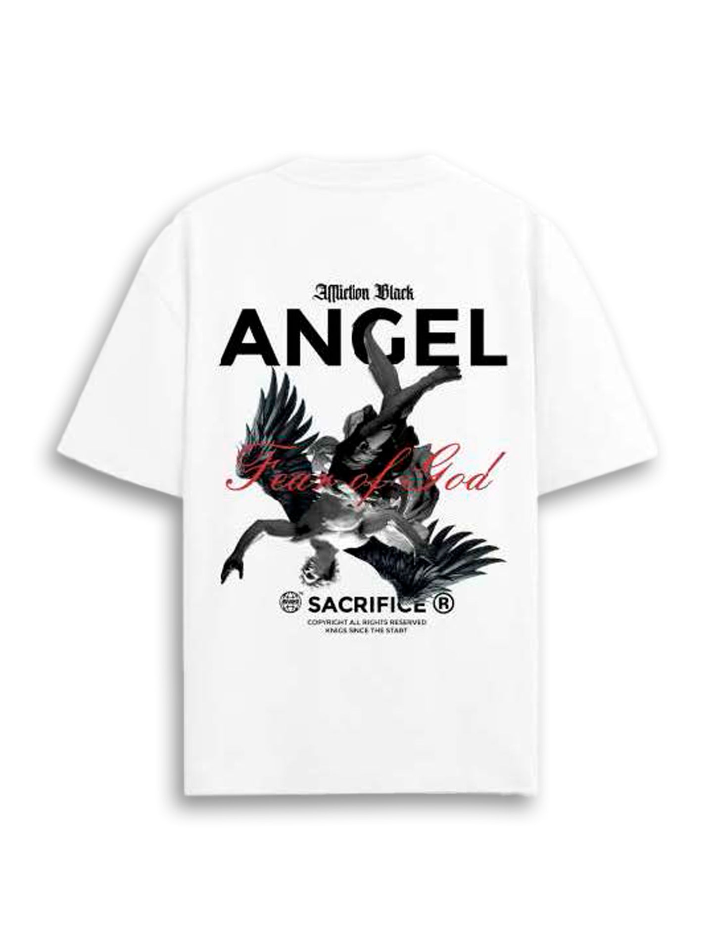 BLACK ANGEL | CAMISETA OVERSIZE LUXURY 230