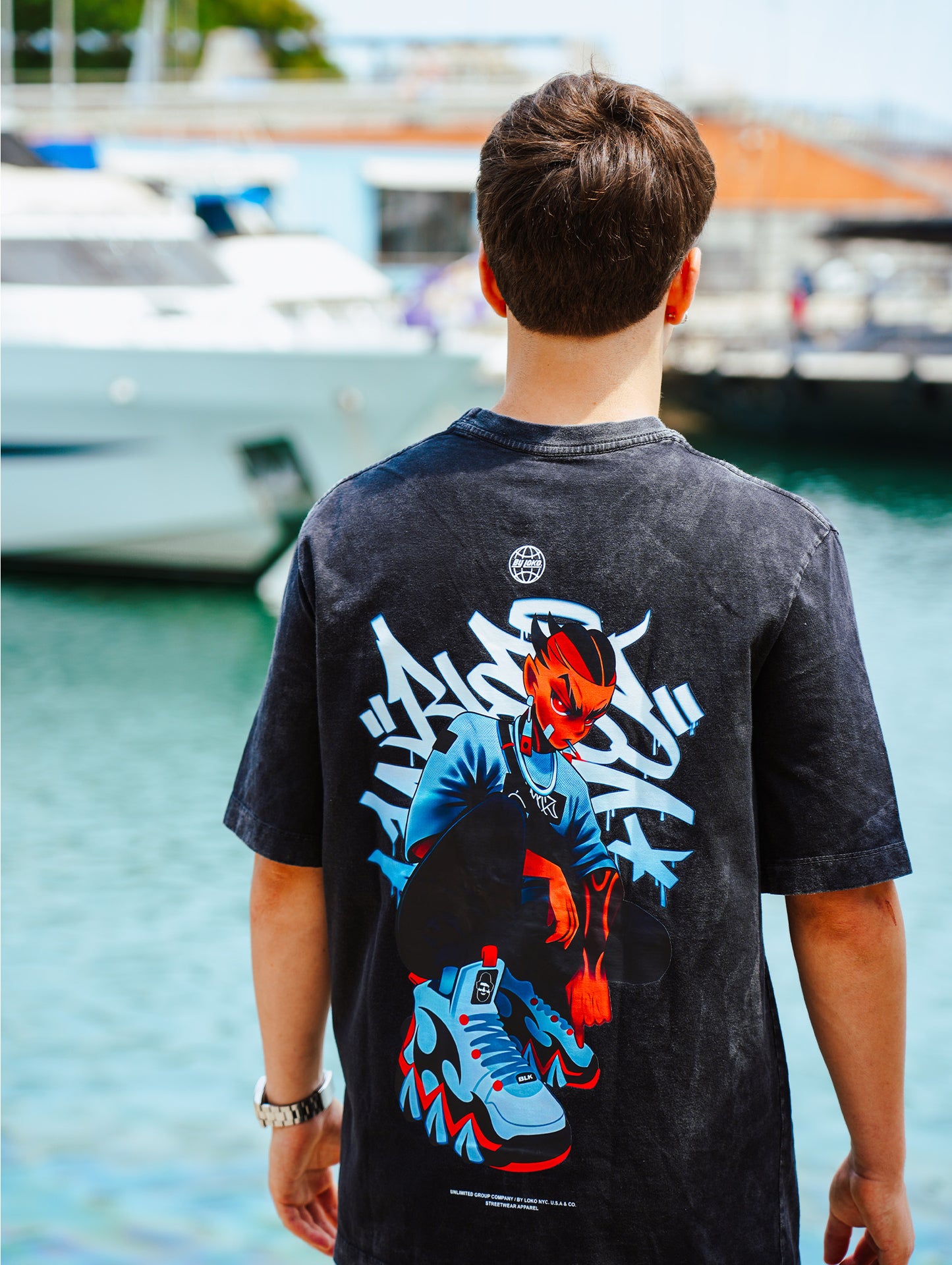 DLC STREET ACID WASH | CAMISETA REGULAR FIT PREMIUM