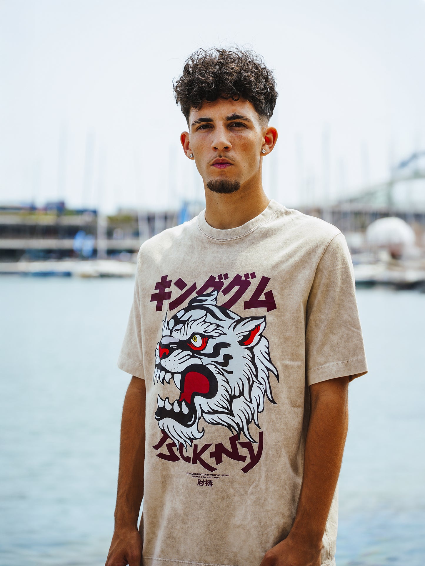 TIGER ACID WASH | CAMISETA REGULAR FIT PREMIUM