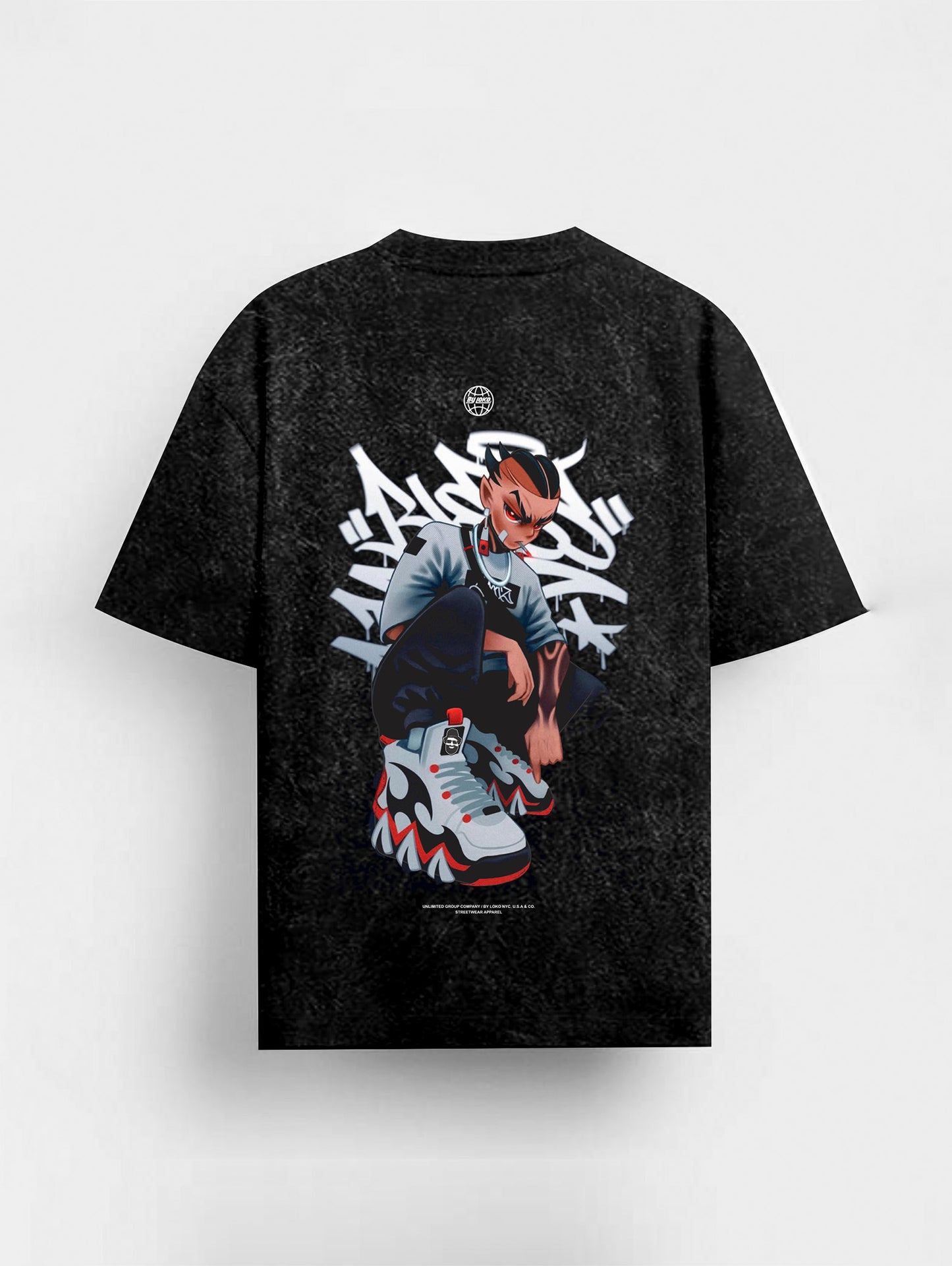 DLC STREET ACID WASH | CAMISETA REGULAR FIT PREMIUM