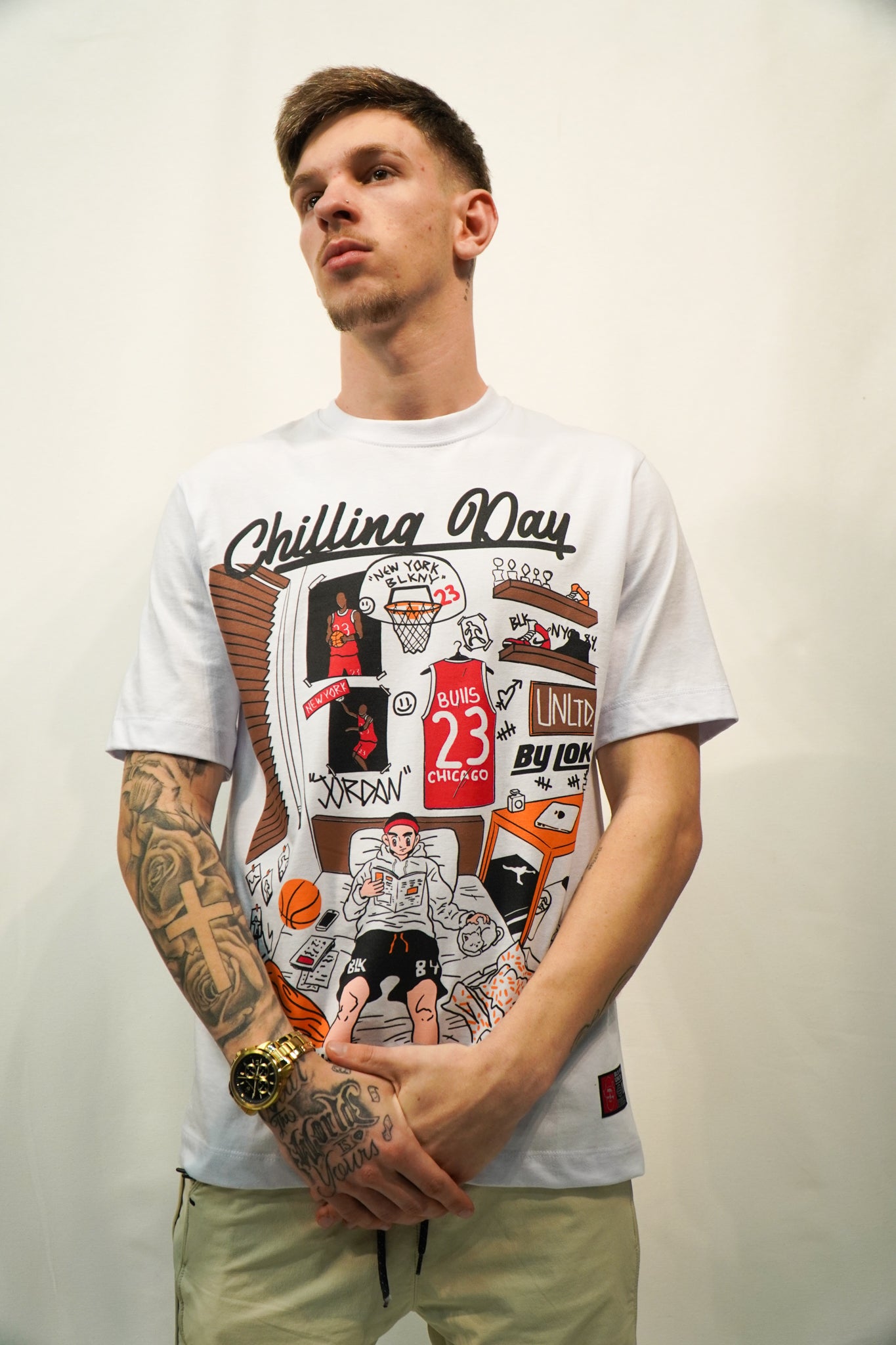 Camiseta Boxy Chilling Day