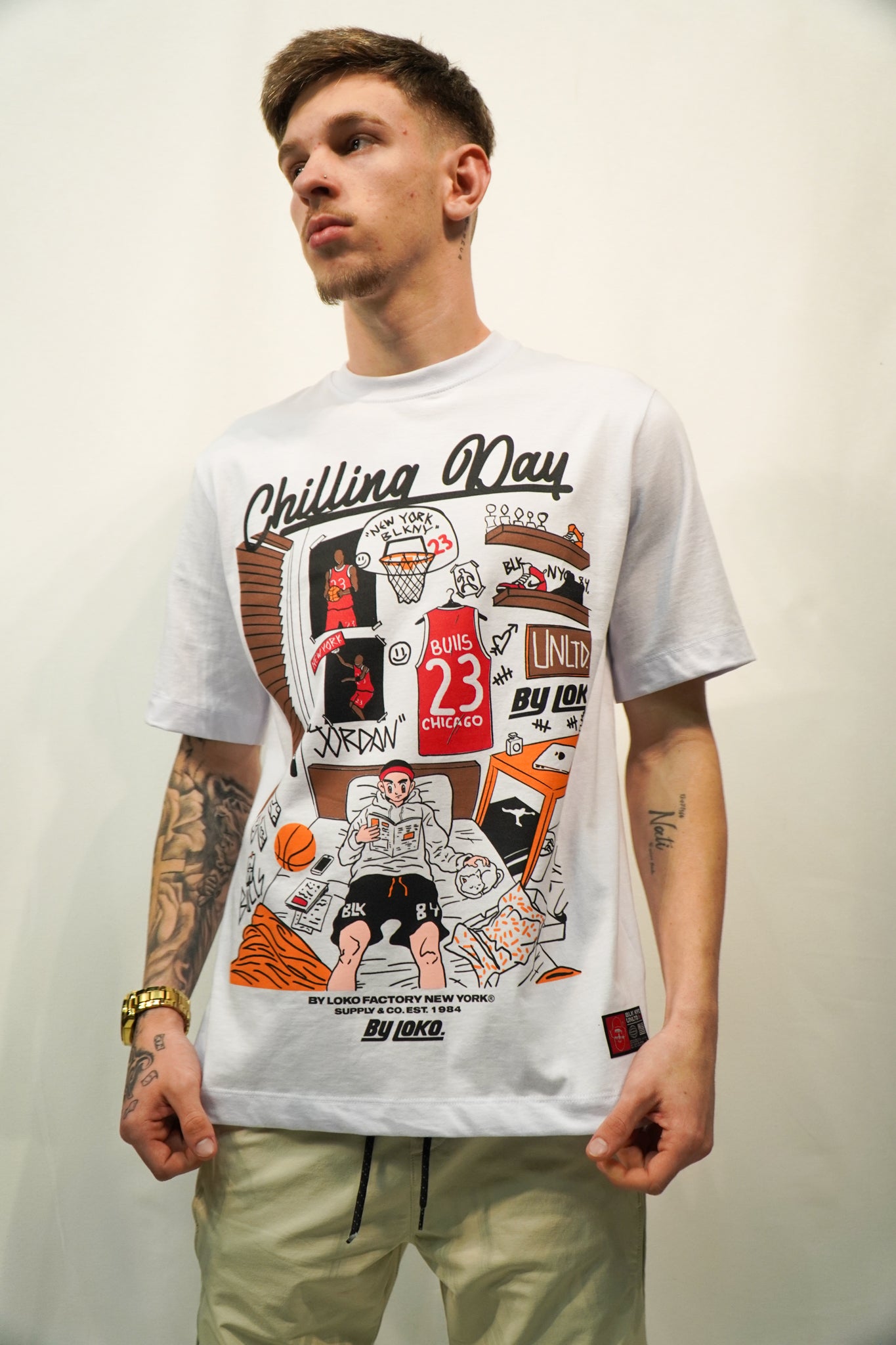 Camiseta Boxy Chilling Day