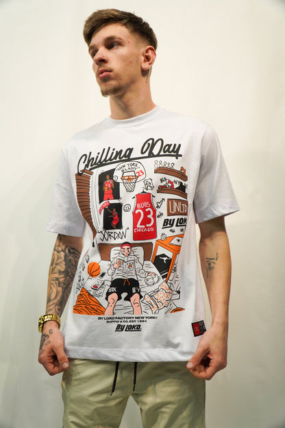 Camiseta Boxy Chilling Day