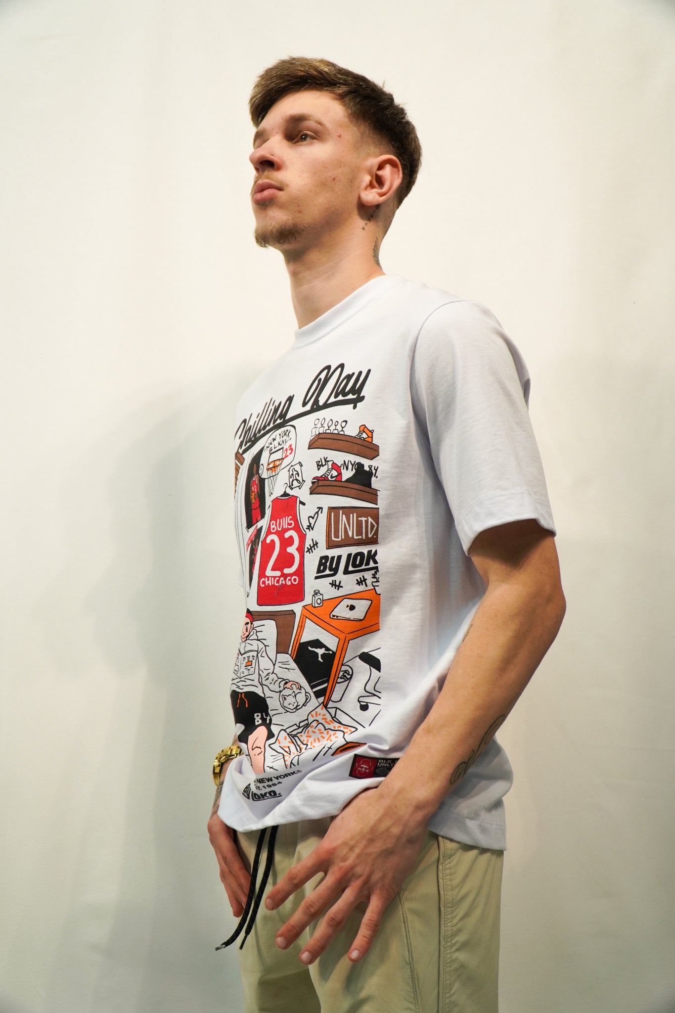 Camiseta Boxy Chilling Day