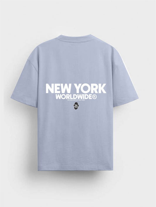 Camiseta Azul WRLD | CAMISETA REGULAR FIT PREMIUM