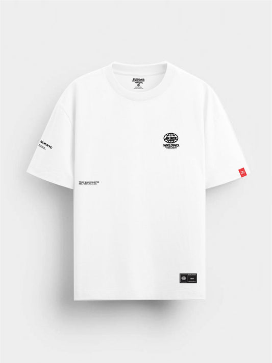 Camiseta Blanca World  | REGULAR FIT PREMIUM