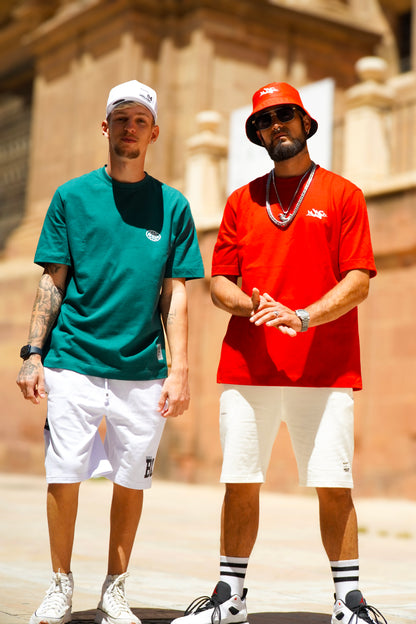 PANTALON CORTO BLANCO ALGODÓN