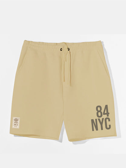PANTALON CORTO CAMEL ALGODÓN