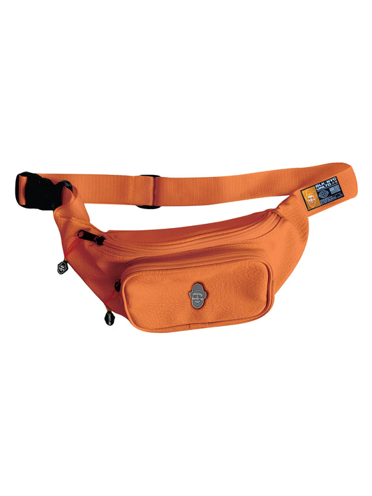 RIÑONERA LUXURY | NARANJA | CUERO BRASILEÑO