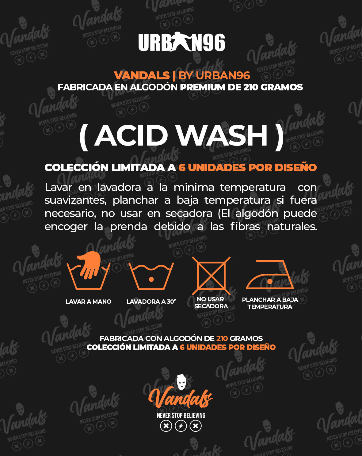 OUTSIDERS ACID WASH | CAMISETA REGULAR FIT PREMIUM