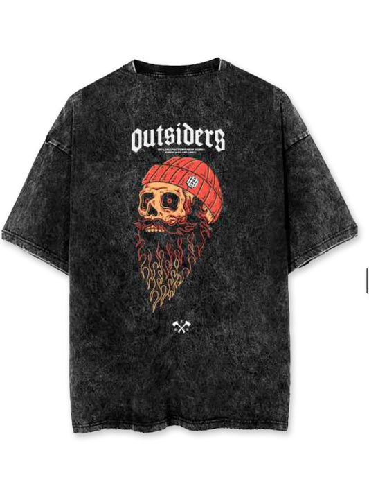 OUTSIDERS ACID WASH | CAMISETA REGULAR FIT PREMIUM