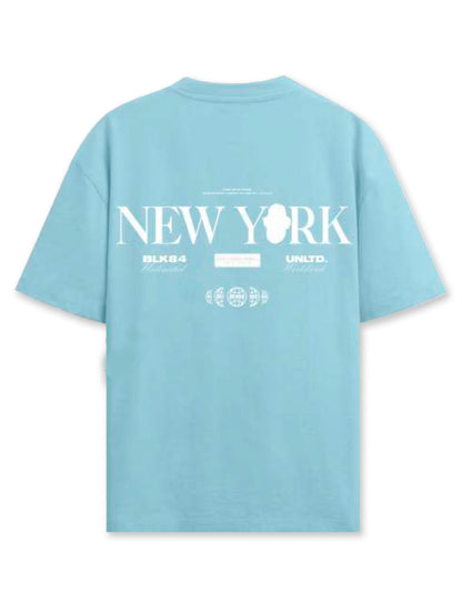 NY BLUE | CAMISETA REGULAR FIT PREMIUM