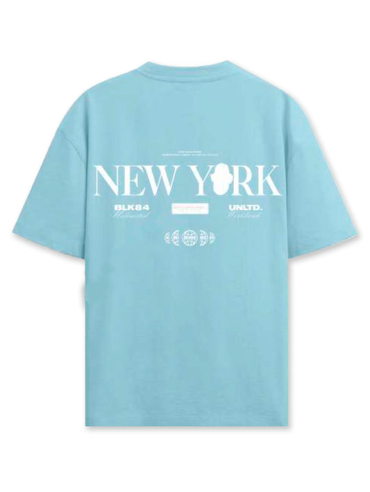 NY BLUE | CAMISETA REGULAR FIT PREMIUM