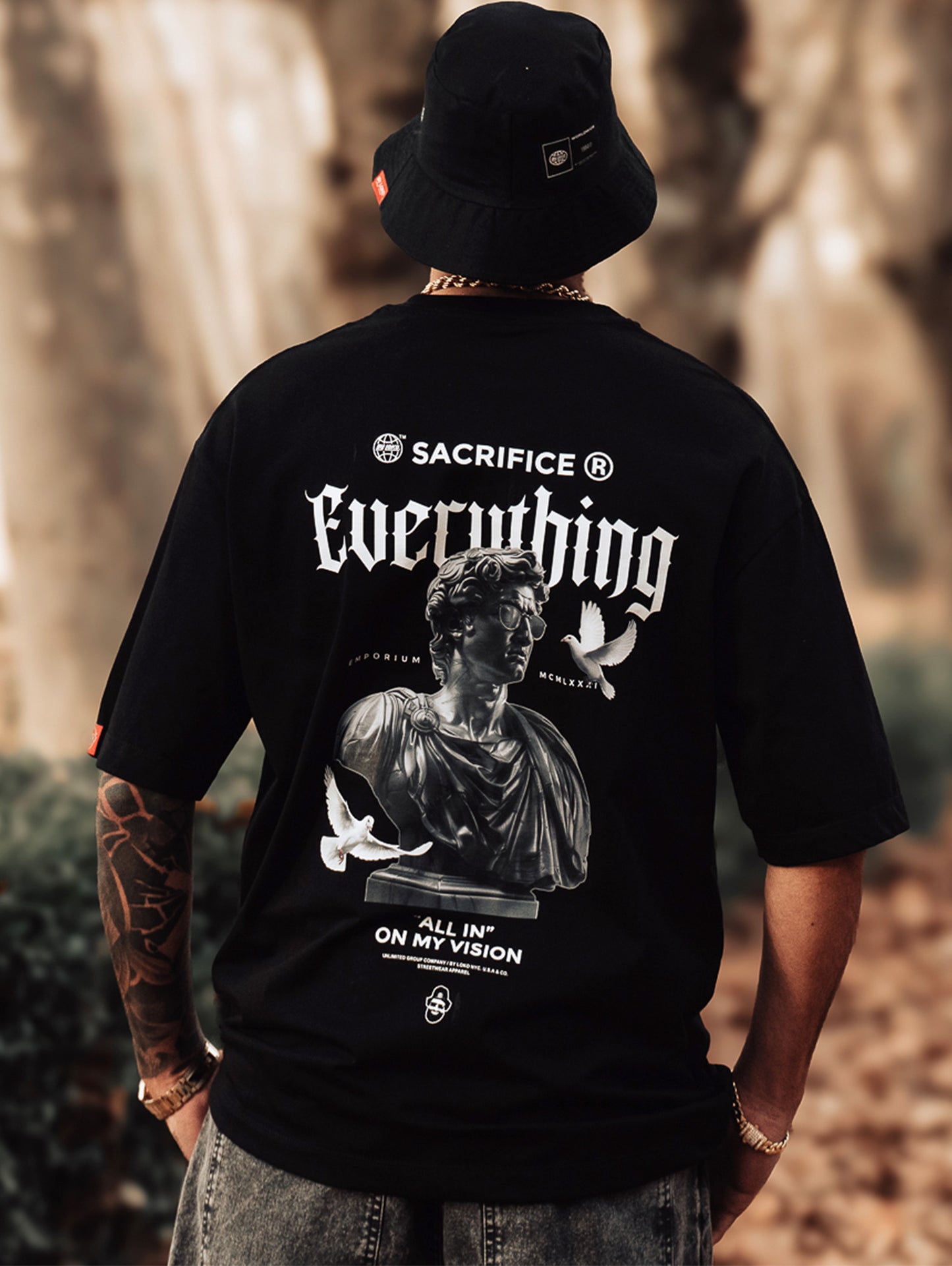 SACRIFICE | CAMISETA OVERSIZE LUXURY 230