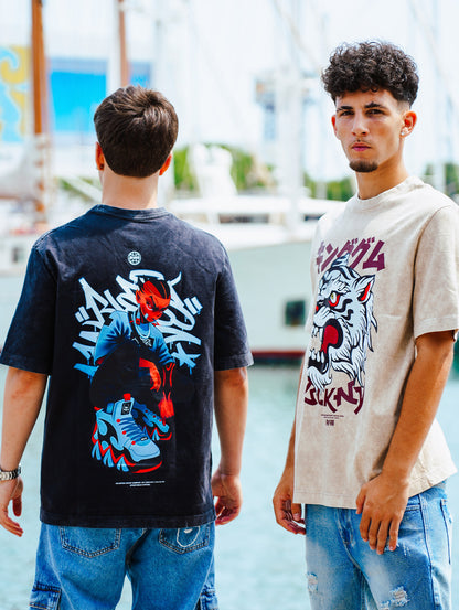 DLC STREET ACID WASH | CAMISETA REGULAR FIT PREMIUM