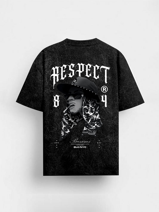 RESPECT ACID WASH | CAMISETA REGULAR FIT PREMIUM