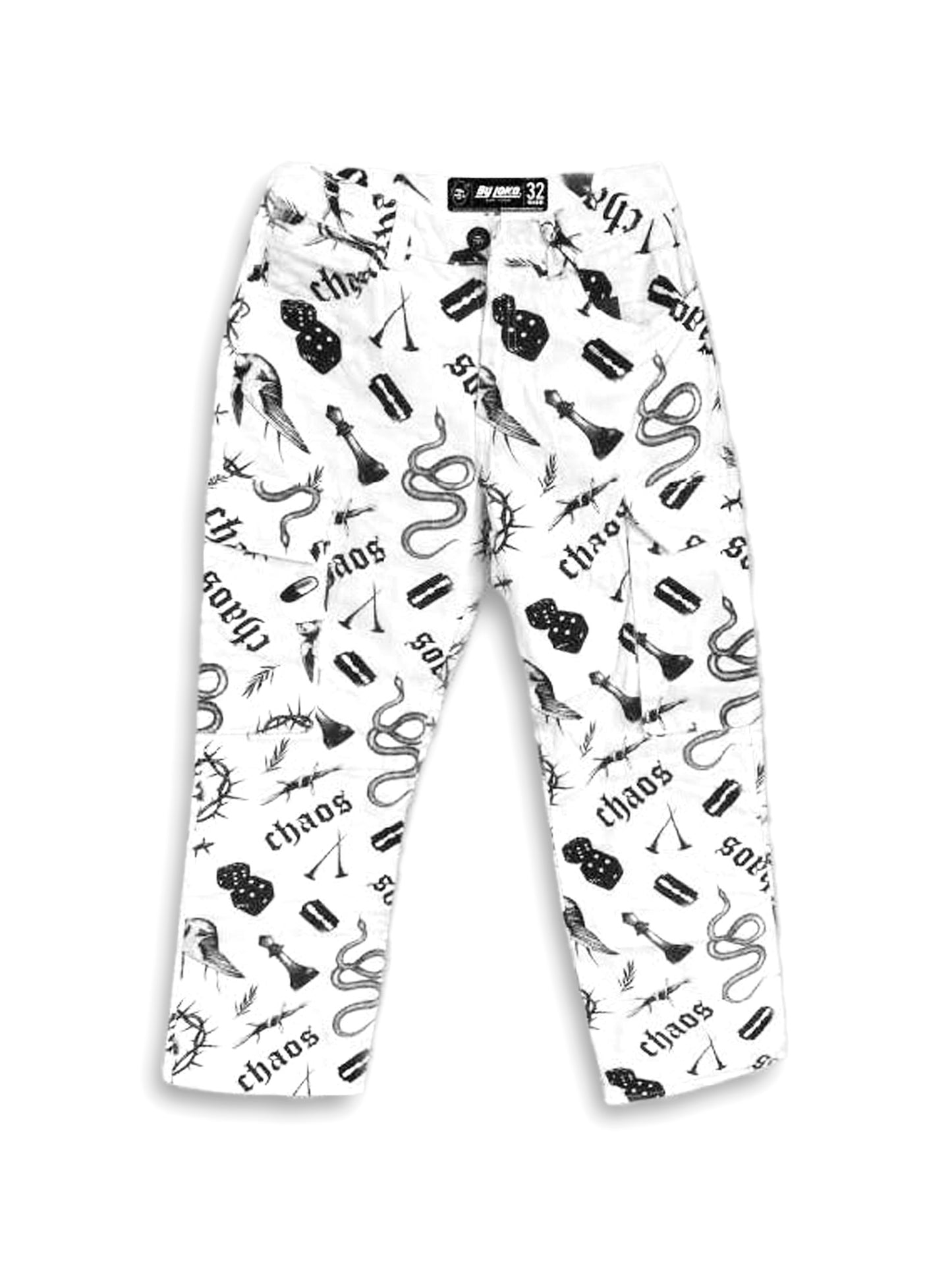 PANTALÓN VAQUERO BLANCO VANDALS | BAGGIE LUXURY