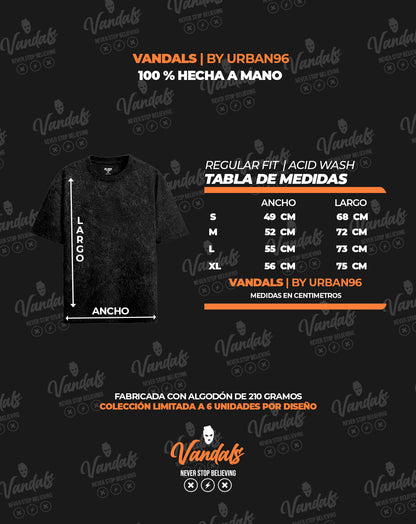 OUTSIDERS ACID WASH | CAMISETA REGULAR FIT PREMIUM