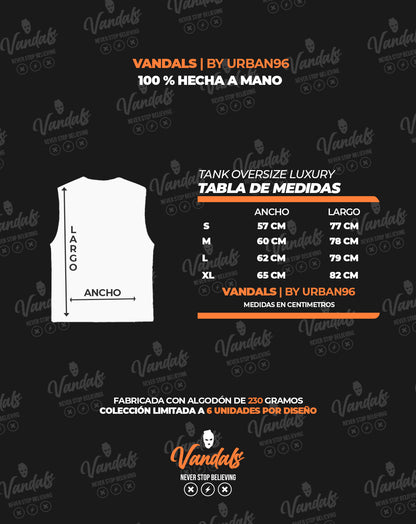 BLACK NY CLUB | CAMISETA TANK OVERSIZE LUXURY 230