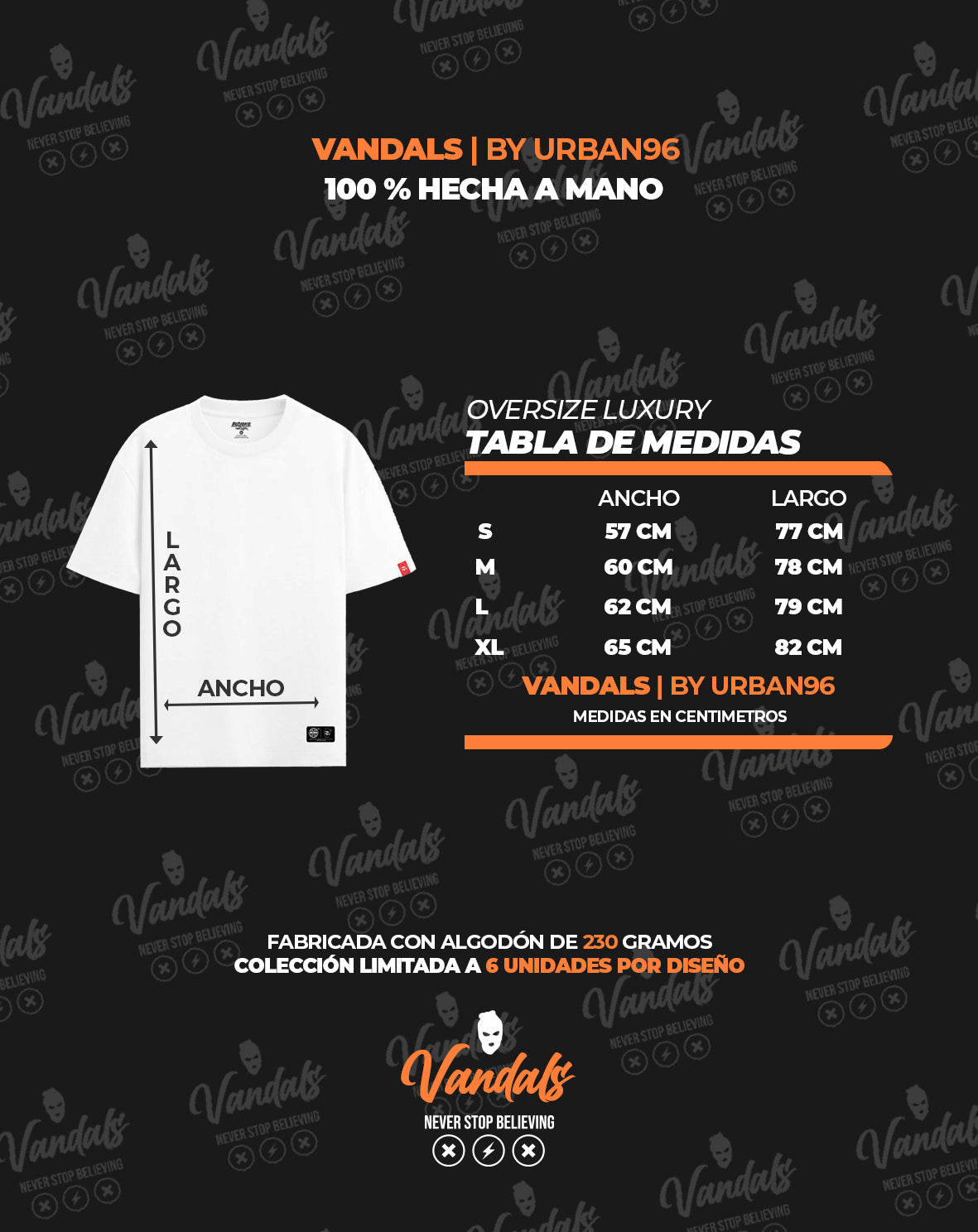 ANGELS 84 | CAMISETA OVERSIZE LUXURY 230
