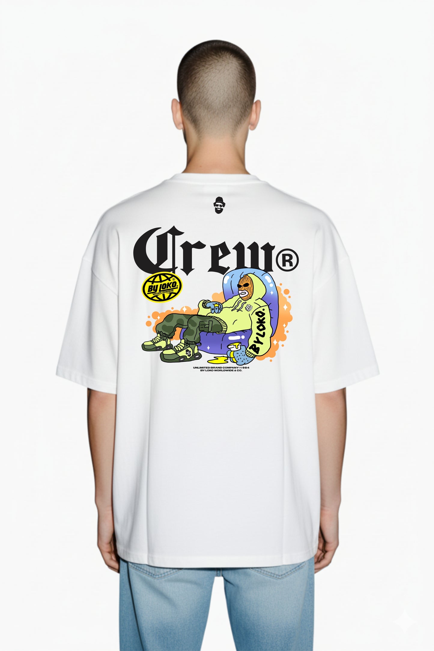 CREW LOKO | CAMISETA OVERSIZE LUXURY 230